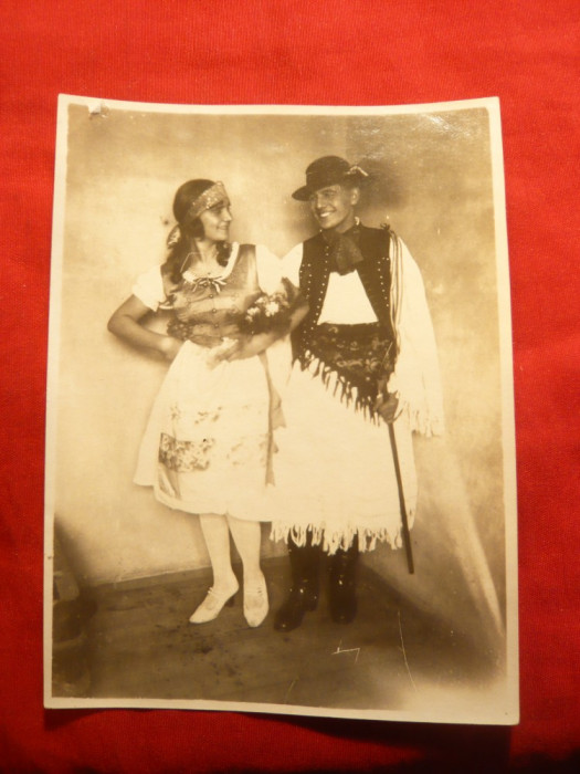Fotografie - Pereche in Costum Popular Maghiar 1925