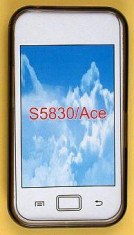 Husa Tpu Silicon Samsung Galaxy Ace S5830 Fumuriu foto