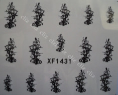 Tatuaj transfer pe baza de apa sticker pentru decorare unghii XF 1431 foto