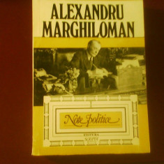 Alexandru Marghiloman Note politice