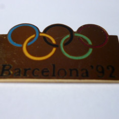 Insigna Comitetul International Olimpic - BARCELONA 1992