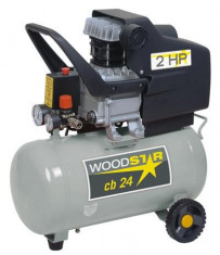 Compresor 24L cu ULEI WOODSTAR CB24 NOU foto