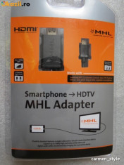 CS452 Adaptor MHL de la smarthphone la HDTV cablu de la Usb la HDMi mobile foto