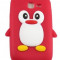 Husa Silicon Pinguin Samsung Galaxy Trend Lite S7390 Rosu