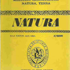 AS - REVISTA OCROTIREA MEDIULUI INCONJURATOR NATURA, TERRA - NATURA NR. 4/1986