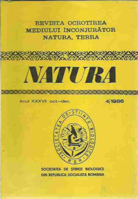 AS - REVISTA OCROTIREA MEDIULUI INCONJURATOR NATURA, TERRA - NATURA NR. 4/1986 foto