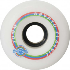 Set 4 Roti Longboard Kryptonics Classic K White 70mm/78A foto