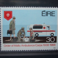 IRLANDA 1988 – AMBULANTA SI INFIRMIERI, serie nestampilata, B8