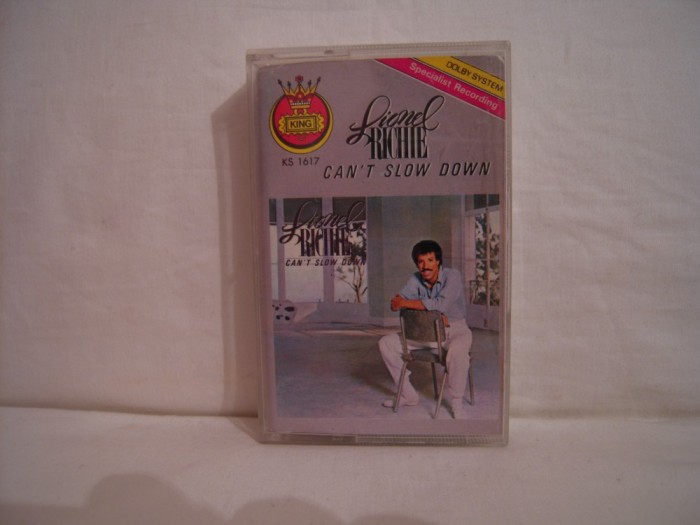 Vand caseta audio Lionel Richie-Can't Slow Down,originala,raritate! foto mare Vand caseta audio Lionel Richie-Can't Slow Down,originala,raritate! foto mare