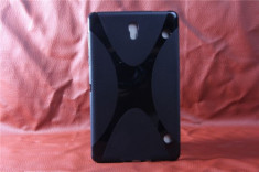 Husa Samsung Galaxy Tab S T700 T705C 8.4 TPU X-LINE Black foto