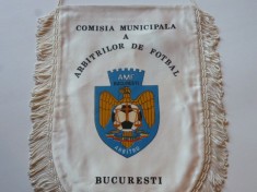 Fanion fotbal - Comisia Municipala a Arbitrilor Bucuresti (format mare)