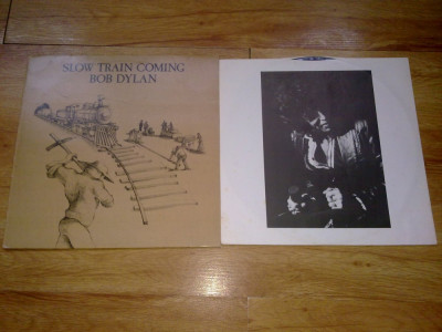 BOB DYLAN - SLOW TRAIN COMING (1979, CBS, Made in UK) vinil vinyl foto