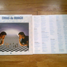 CHRIS DE BURGH - BEST MOVES (1981, A&M, Made in UK) vinil vinyl