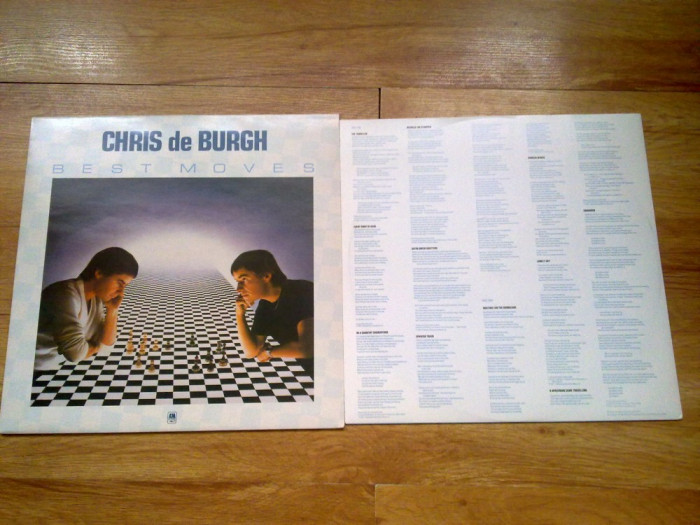 CHRIS DE BURGH - BEST MOVES (1981, A&amp;M, Made in UK) vinil vinyl