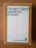 B2 GHEORGHE GRIGURCU - EXISTENTA POEZIEI