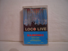 Vand caseta audio Ramones-Loco Live,originala,raritate! foto