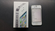 Telefon Mobil Apple Iphone 4S White 16GB Vodafone foto