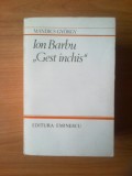 z2 Ion Barbu, &quot;Gest inchis&quot; - Mandics Gyorgy
