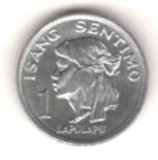 SV * Filipine ISANG SENTIMO / 1 CENT 1969 * UNC +, Asia, Aluminiu