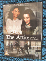 THE ATTIC: Hiding of ANNE FRANK - DVD film NAZISTI -original din Anglia, CA NOU! foto