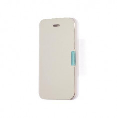 Husa Toc Flip Cover iPhone 4 4S Alb foto