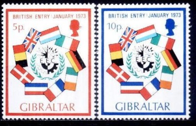 Gibraltar 1973 - cat.nr.292-3 neuzat,perfecta stare foto
