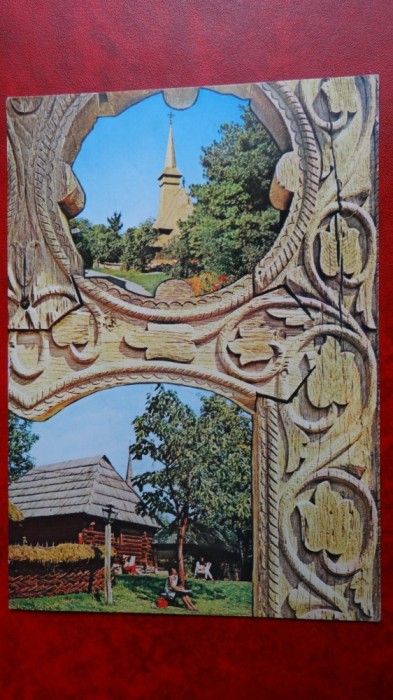Vedere/Carte postala - RPR - Bucuresti - Muzeul Satului
