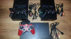 Consola Sony Playstation 2 PS2 PS 2 Play station 2 complet + joc original bonus foto