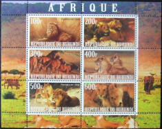 BURUNDI 2009 - LEI DIN AFRICA, 1 M/SH NEOBLITERATA, POSTA PRIVATA - PP 016 foto