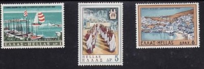 Grecia 1969 - cat.nr.977-9 neuzat,perfecta stare foto