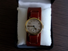 Longines militar transee 1918 aur 18K foto