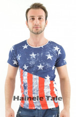 Tricou slim fit SCARFACE America COD 3028 foto