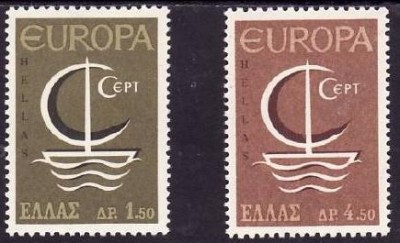 Grecia 1966 - cat.nr.897-8 neuzat,perfecta stare foto