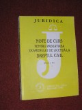 Note de curs pt.pregatirea examenului de licenta la dreptul civil - Editia a IIa