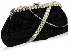 Clutch negru Madie foto