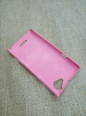 Husa Sony Xperia L Roz Hard Case foto