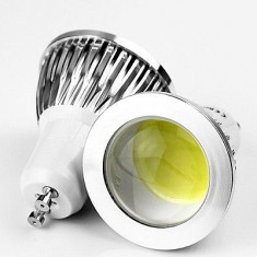 Spot Led COB, Dimabil, 6W, Alb Cald 3000K. GU10, 220V foto