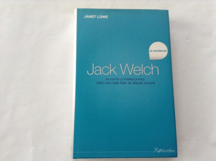 JANET LOWE - JACK WELCH SE DESTAINUIE,r44 JANET LOWE - JACK WELCH SE DESTAINUIE,r44