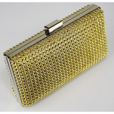 Clutch de ocazie, Diamond, culoarea auriu foto