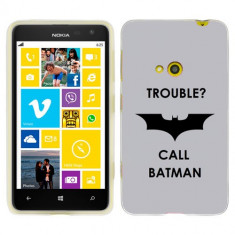 Husa Nokia Lumia 625 Silicon Gel Tpu Model Batman foto
