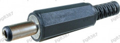 Conector DC, 3x5,5x14mm, tata, pe cablu - 121596 foto