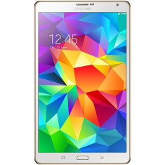 Tableta SAMSUNG Galaxy Tab S T705 8.4 inch Krait 400 2.3 GHz Quad Core 3GB RAM 16GB flash 4G WiFi GPS Android 4.4 Dazzling White foto