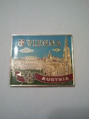 MAGNET FRIGIDER VIENA { VIENNA } - AUSTRIA { VINTAGE } foto