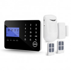 Kit Alarma Complet cu Apelator Telefonic Dual GSM/PSTN,Senzorii Wireless,103zone foto