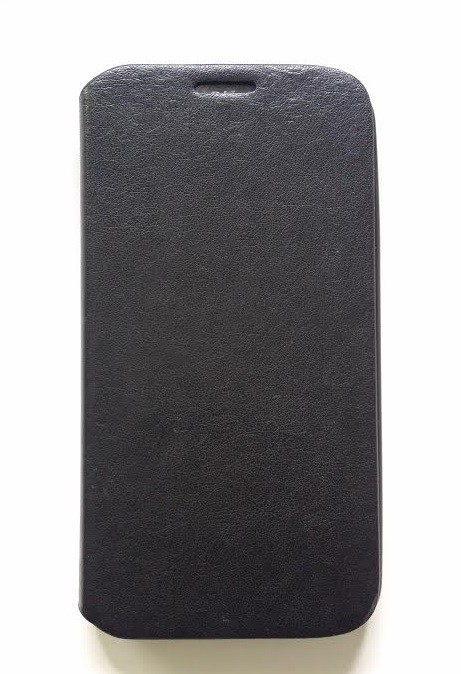 Husa flip toc neagra Samsung Galaxy S5 + folie ecran cadou