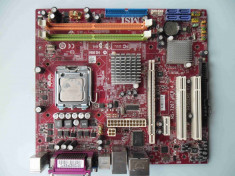 Placa de baza MSI MS-7267 LAN 1GB DDR2 PCI-E Video socket 775 + GRATIS CPU E2180 foto