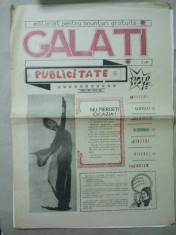 ZIAR - EDITORIAL PENTRU ANUNTURI GRATUITE - GALATI { NUMARUL 1 ANUL I - 1990 } foto