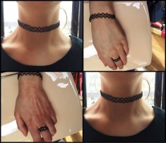 Set Choker : bratara lant inel foto