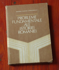 carte --- Probleme fundamentale ale istoriei romaniei - 1983 - 216 pagini !!! foto