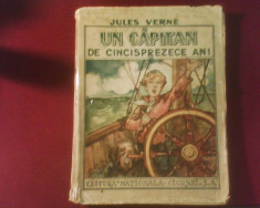 Jules Verne Un capitan de cincisprezece ani,editie interbelica ilustratii Pascal foto